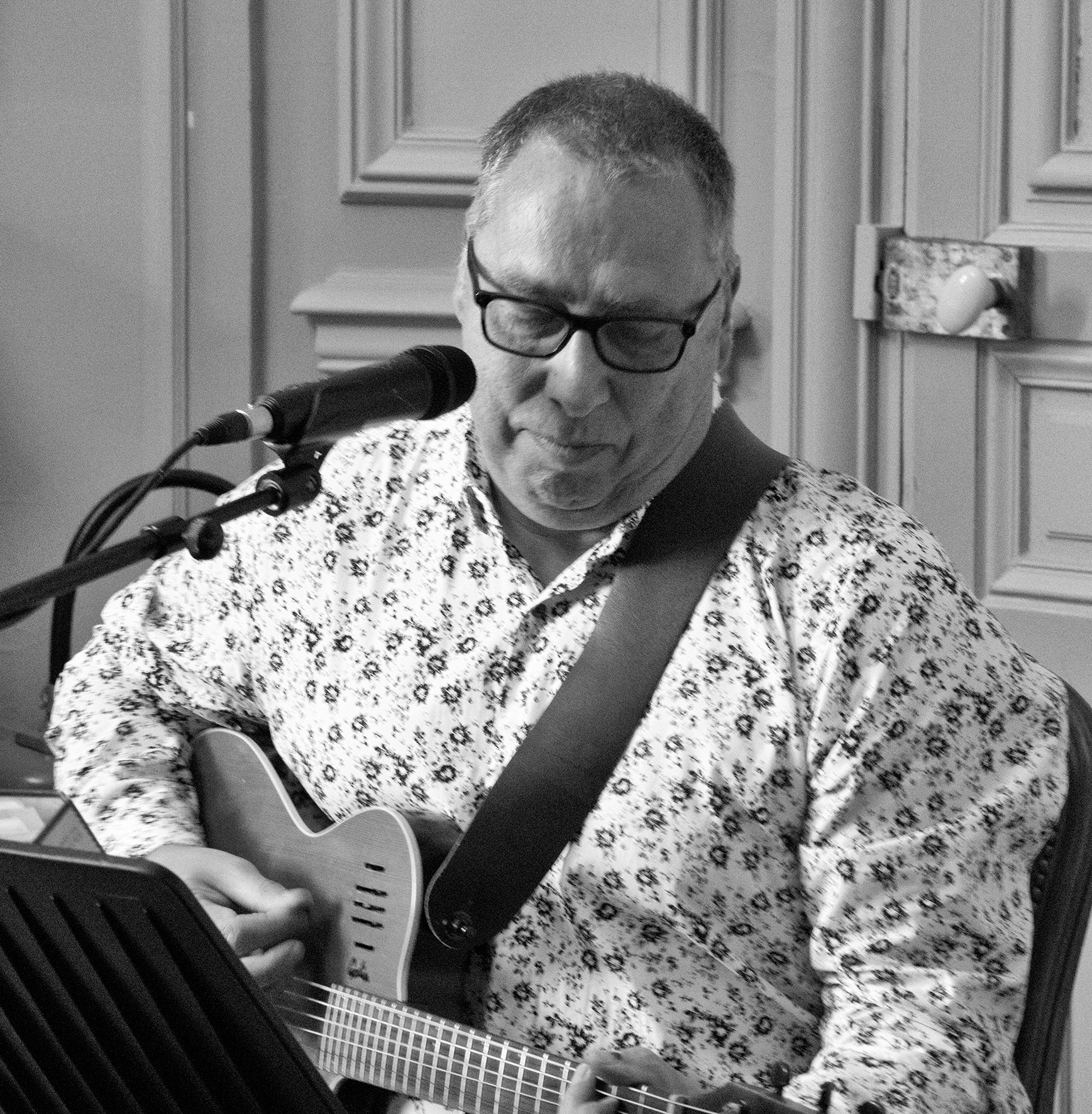 Jack Daniels performing guitar
